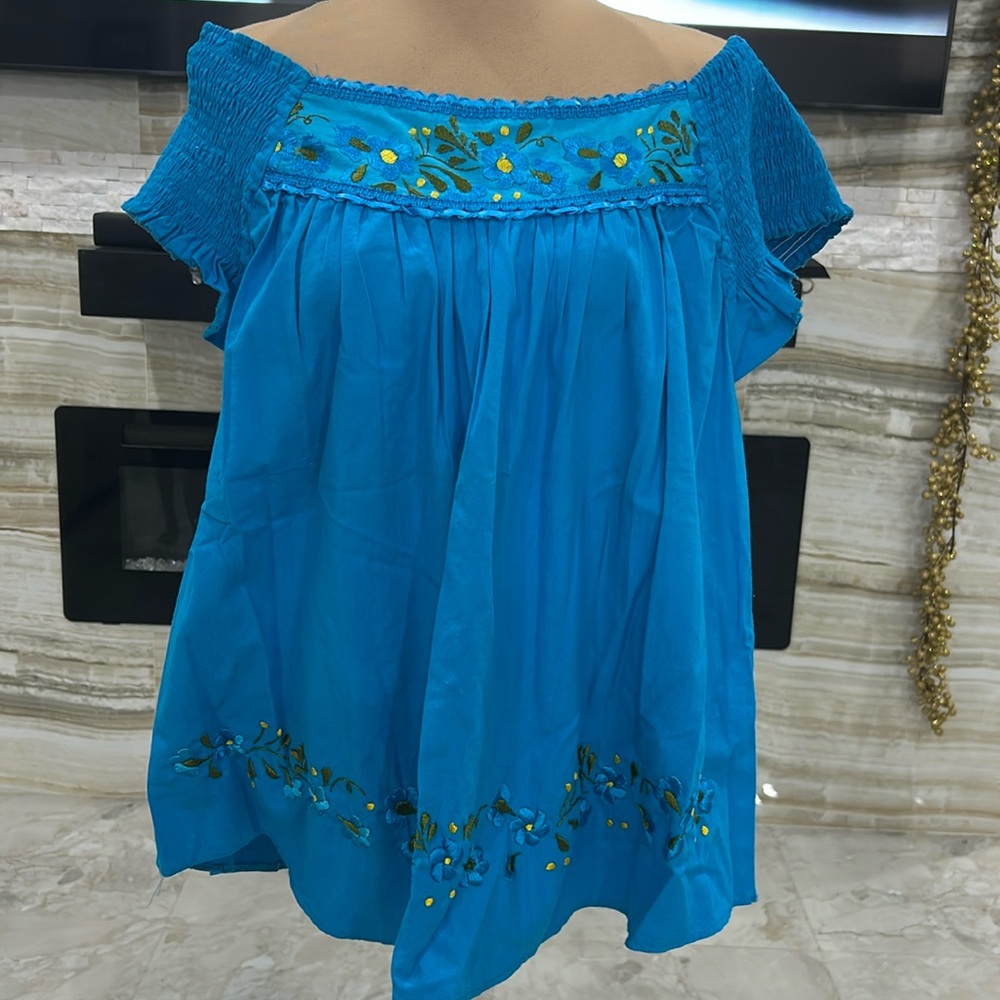 Chiapas Mexican Blouse. Size‎ M